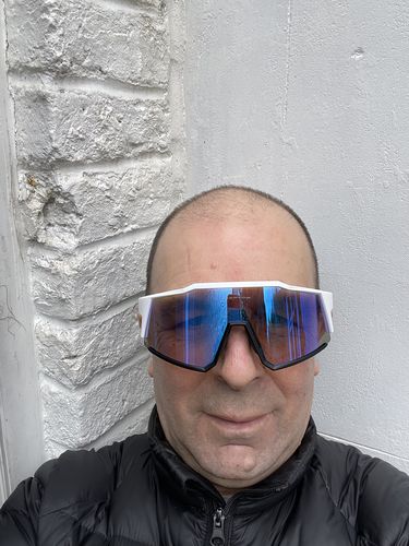 Customer photo review of REVO KE9022 Red Blue Photochromic Sunglasses