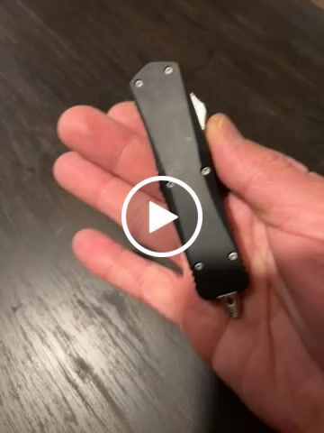 Customer video review of Mini Black Ghost D/A OTF (Multiple Blade Styles Available)