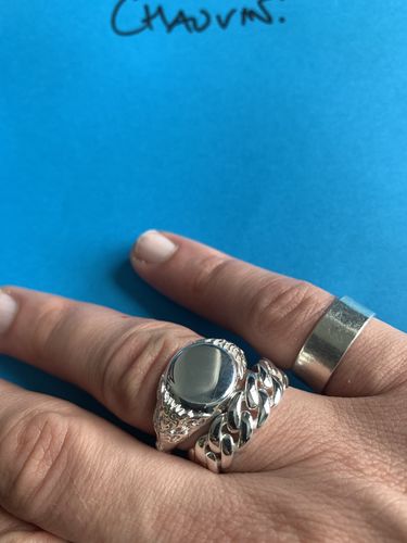 Customer photo review of CL Signet Ring