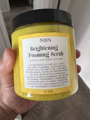 Customer photo review of Brightening Body Scrub