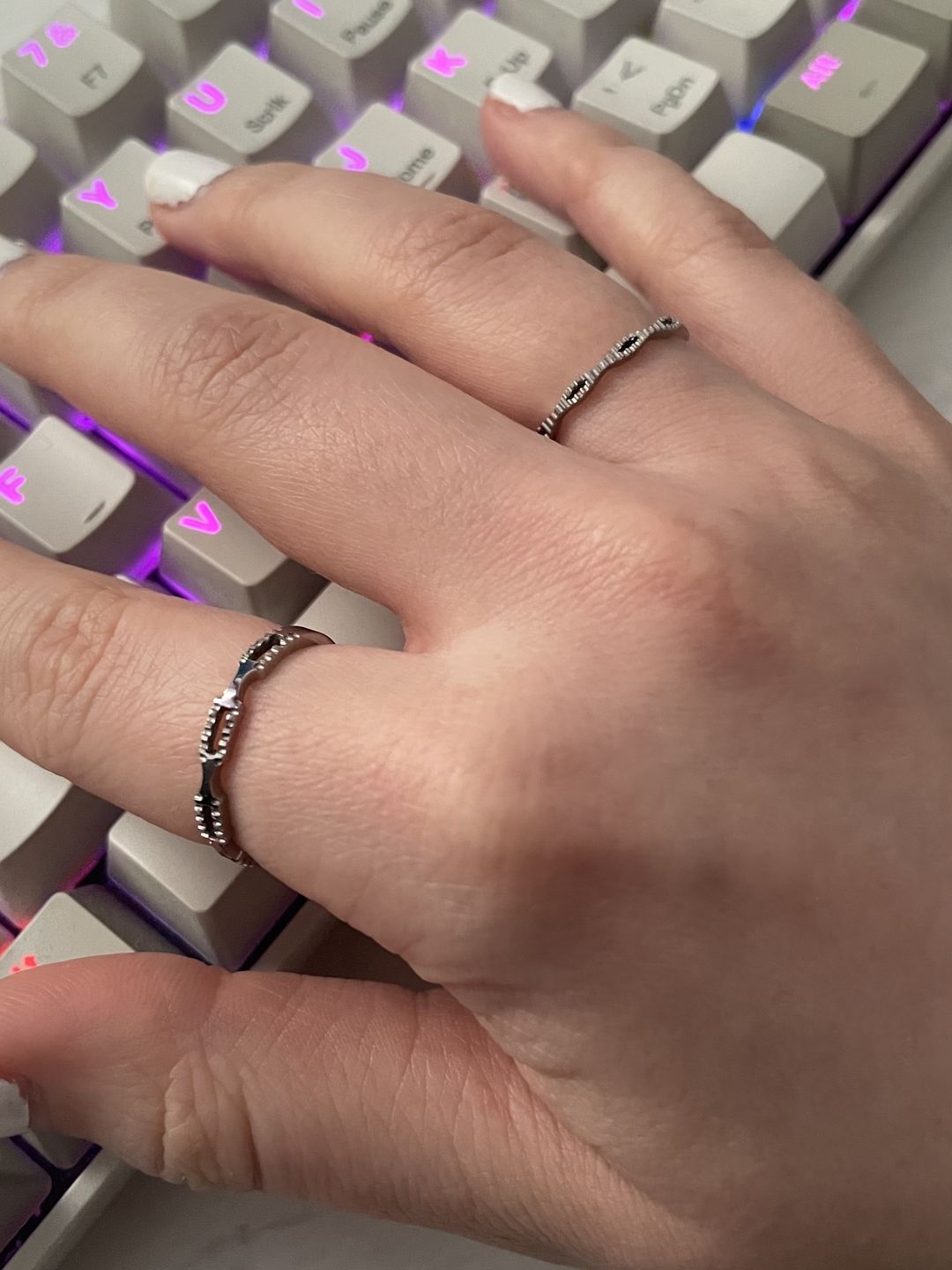 Customer photo review of Sila Ring | 18K vergoldet