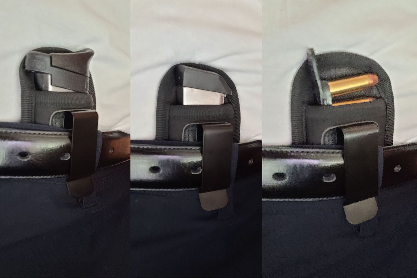 Customer photo review of IWB Tactical Mag Holder | Single Double Stack Mag Pouch for 9mm/.40 cal/380