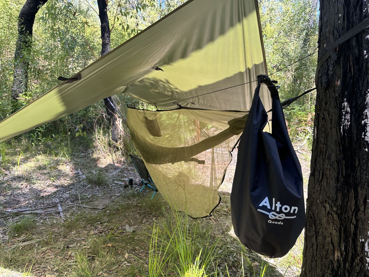 Customer photo review of Ultralight Hammock Set