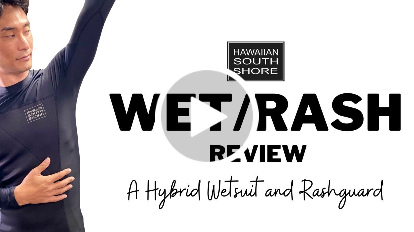 Customer video review of HawaiianSouthShore Hybrid Wet/RashGuard with Thumbhole (XSmall-XXLarge)