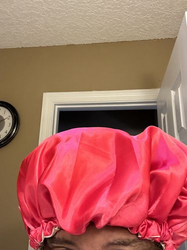 Customer photo review of Silky Satin Bonnet