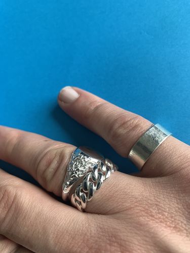 Customer photo review of Cuban Link Ring