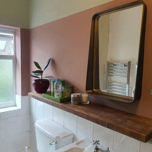 Customer photo review of Wooden Floating Wall Shelves | 22.5cm depth