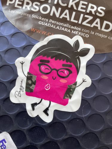 Customer photo review of Stickers Troquelados | Super Promo