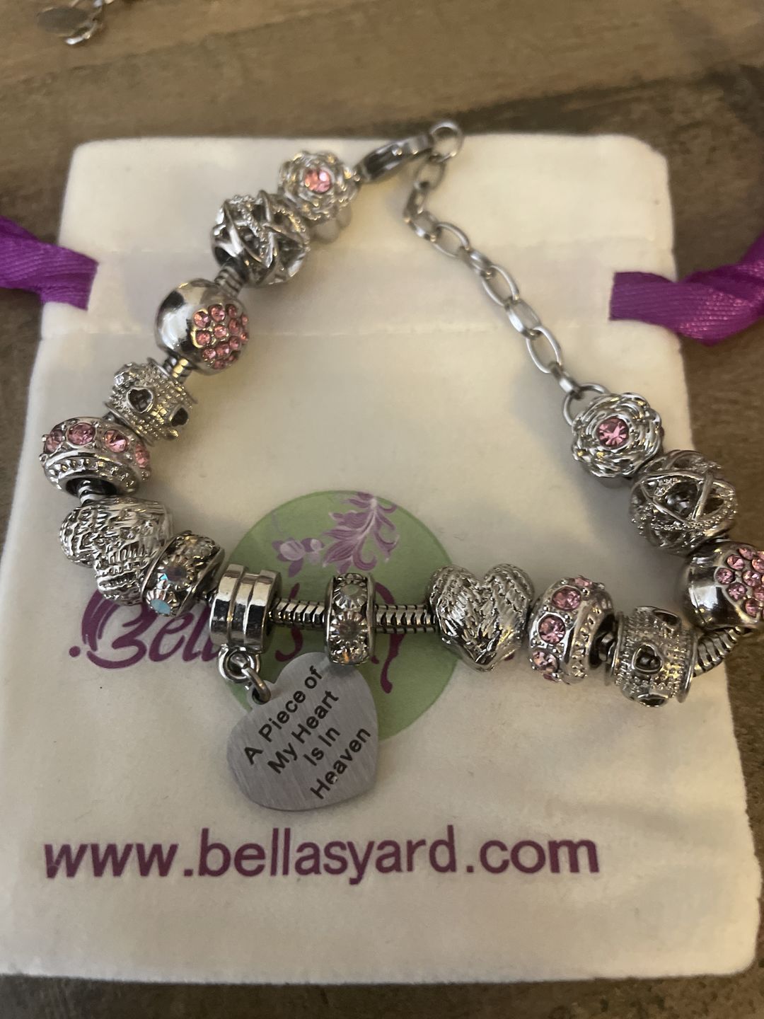 Customer photo review of Piece Of My Heart Bracelet