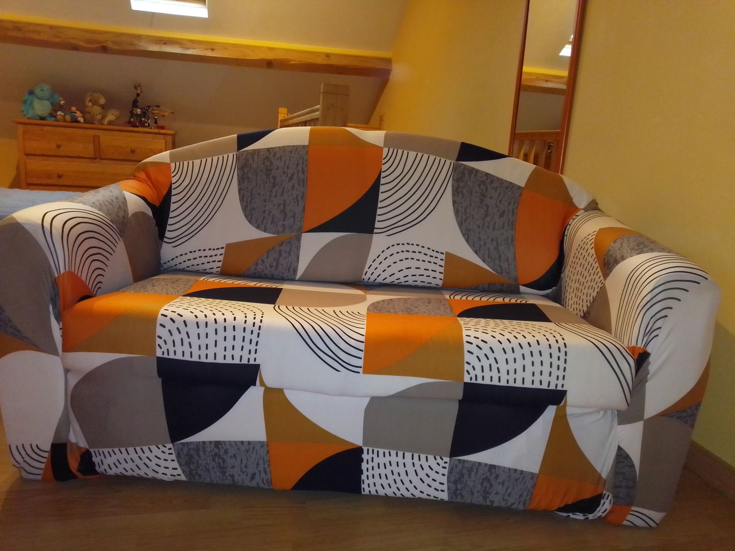 Customer photo review of Vintage - Housses Extensibles de Fauteuil et Canapé