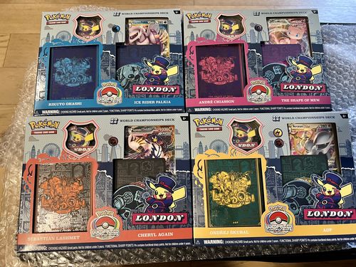 Customer photo review of Pokémon TCG: London World Championship Decks