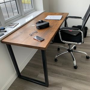 Customer photo review of Rustic Industrial Desk