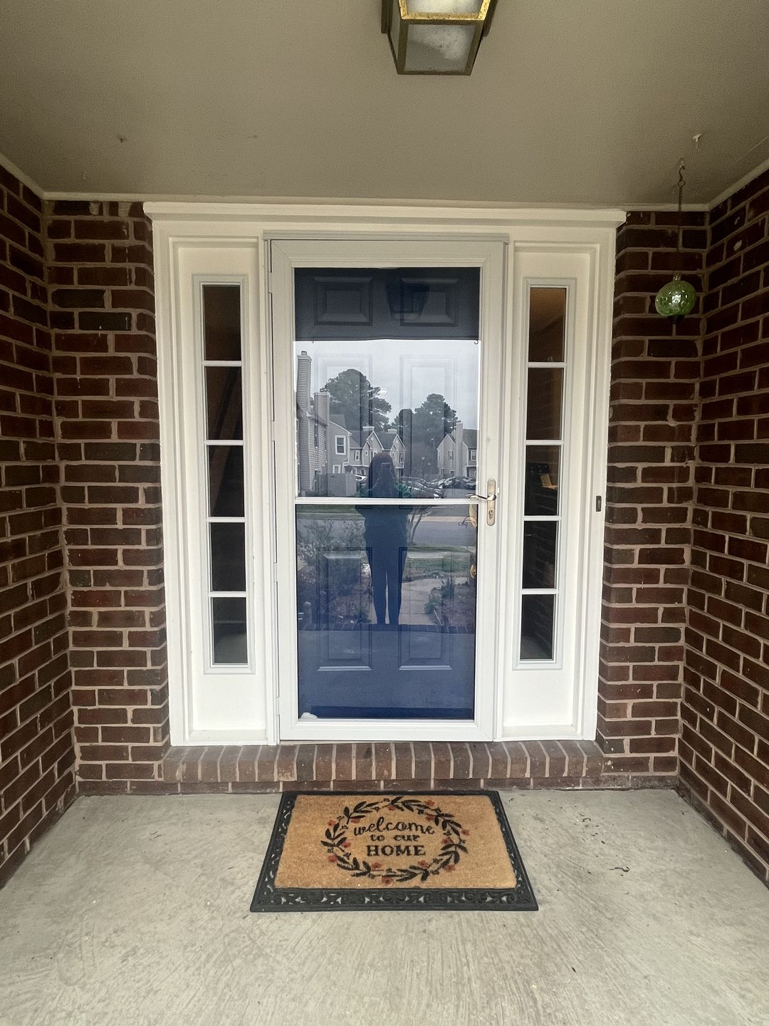 Customer photo review of Clear 5 Lite Glass and Frame Kit (Full Sidelite)