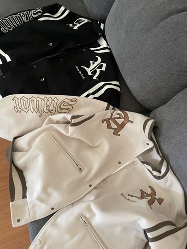 Customer photo review of KAMI NO.1300 LETTERS VARSITY JACKET