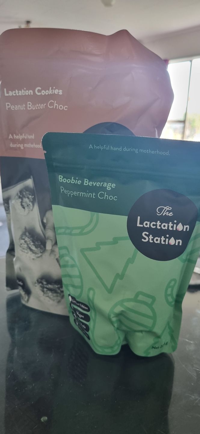 Customer photo review of Peanut Butter Choc Lactation Cookies