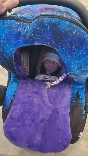 Customer photo review of Winter - Starry Night Sky Over The Forest