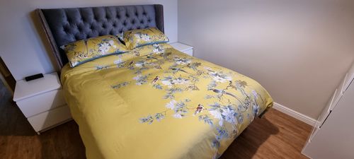 Customer photo review of Golden Birds - Bedding Set