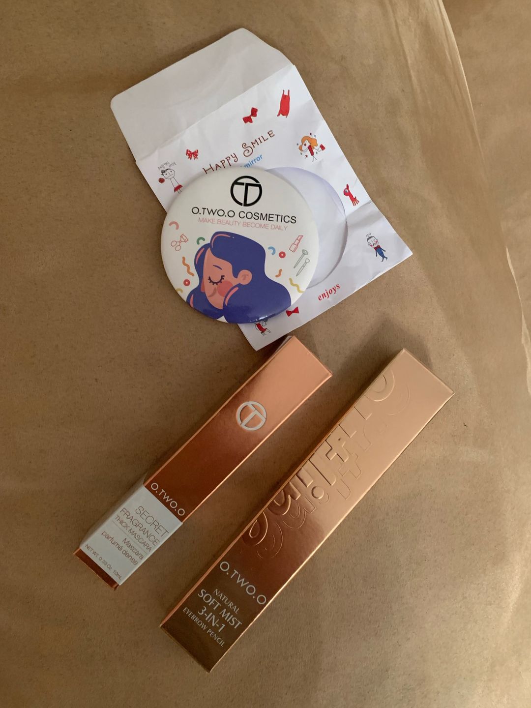 Customer photo review of O.TWO.O NATURAL SOFT MIST 3 IN 1 EYEBROW PENCIL
