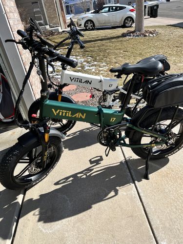 Customer photo review of I7 Pro Folding Full Suspension Electric Bike