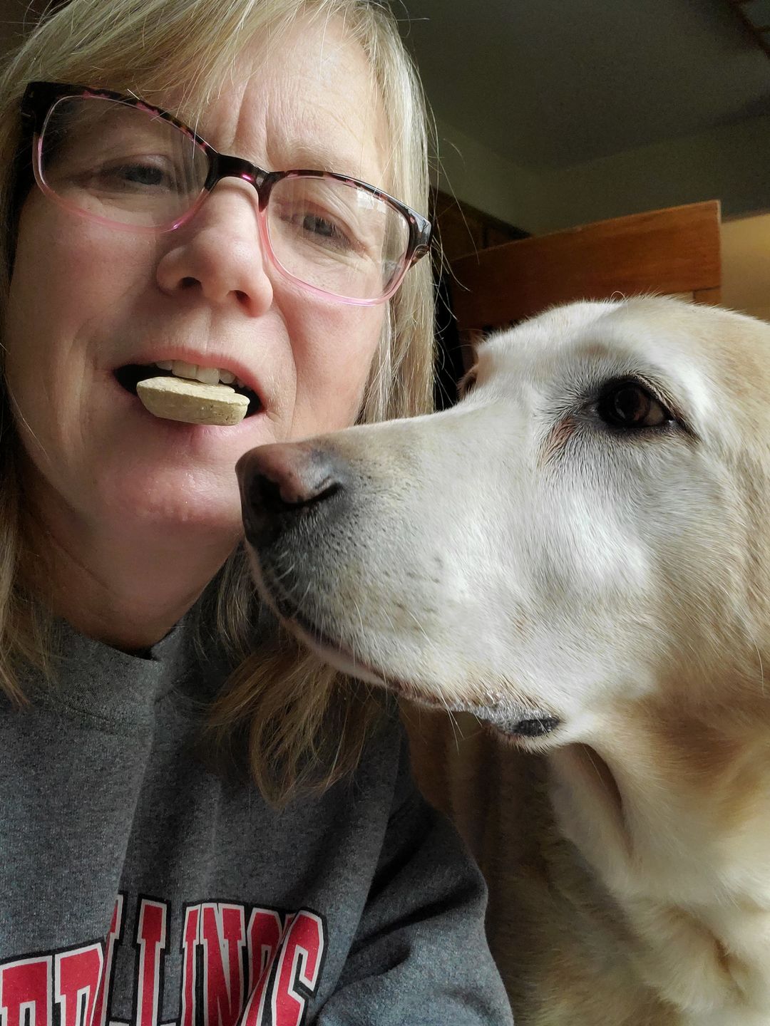 Customer photo review of Organic Baked Dog Treats - Peanutty Paws