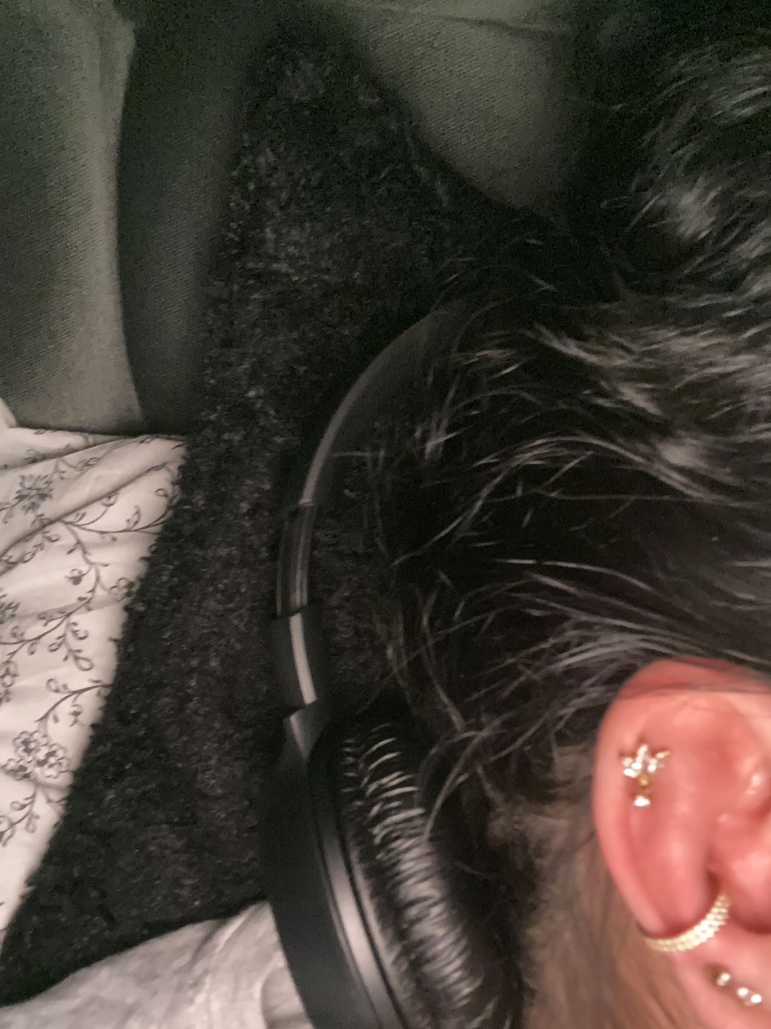 Customer photo review of Double Conch Piercing | Titan