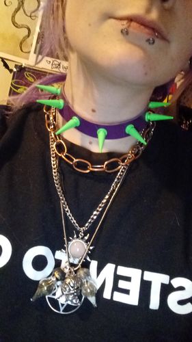 Customer photo review of Lil Spike Choker