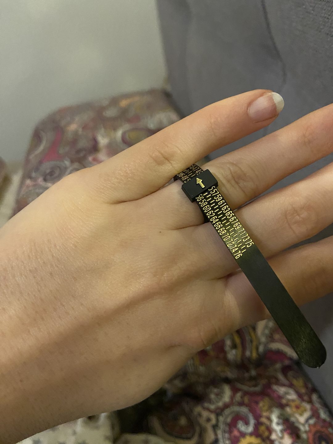 Customer photo review of Ring Sizer