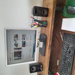 Customer photo review of Chucky Industrial Desk