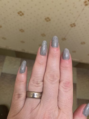 Customer photo review of Gel Polish Didier Lab Macarons Cloudy Morning 10ml