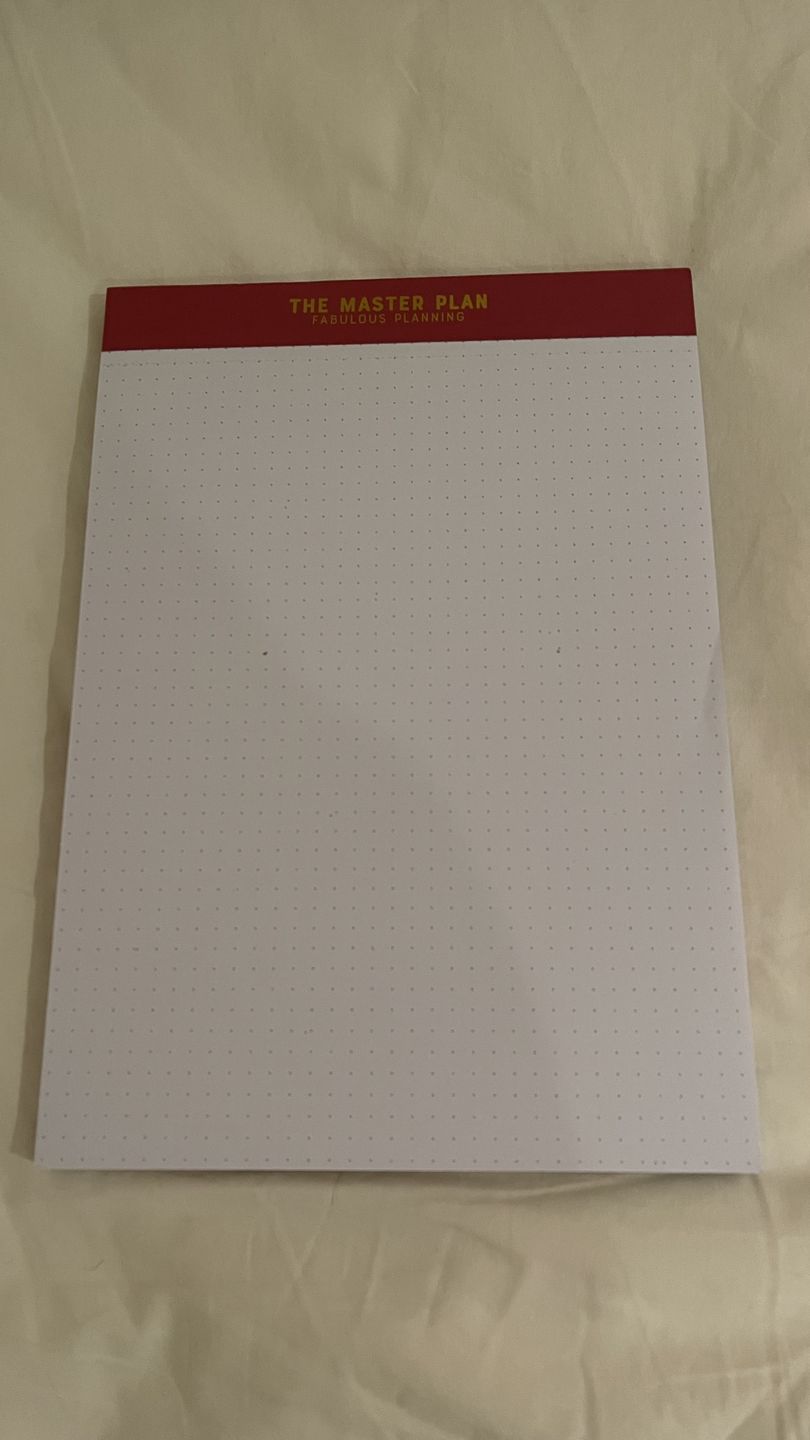 Customer photo review of B5 - The Master Plan Pad