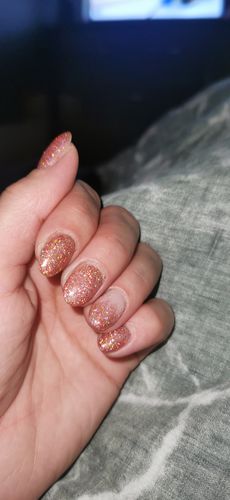 Customer photo review of Semilac 458 Sparkling Rosé UV Gel Polish 7ml