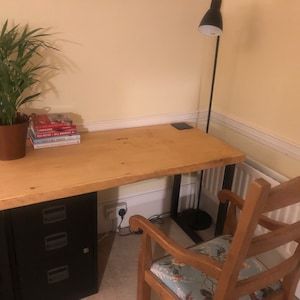 Customer photo review of Chucky Industrial Desk