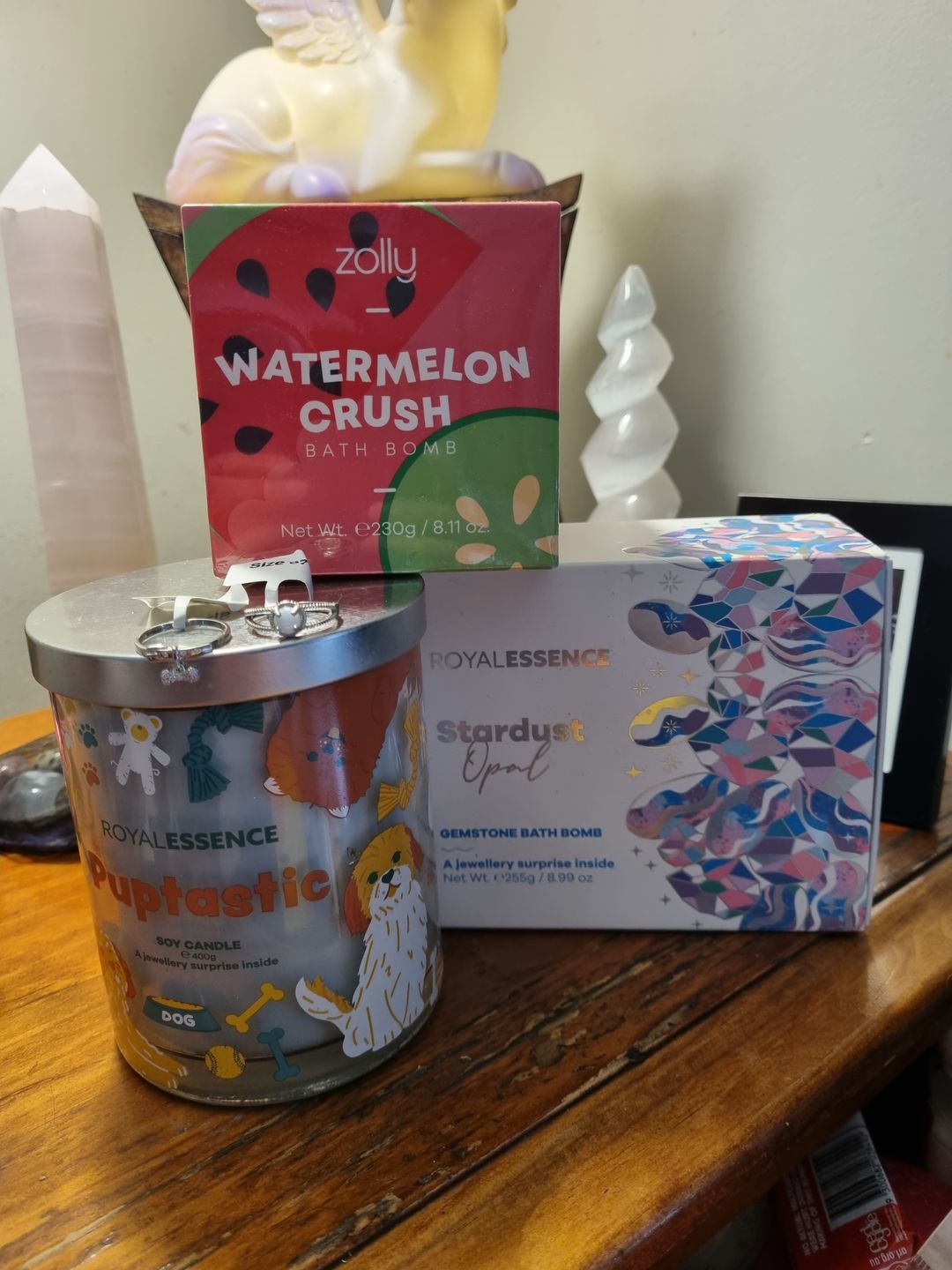 Customer photo review of Stardust Opal (Bath Bomb)