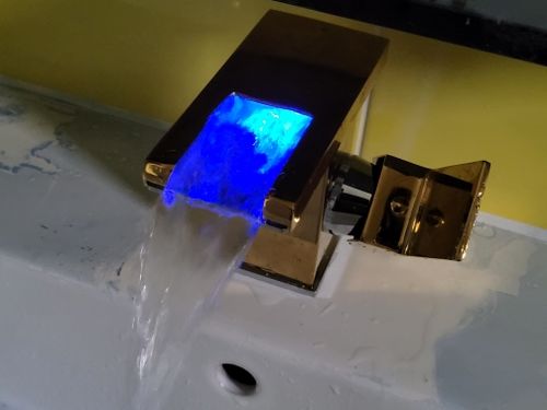 Customer photo review of 360 Faucets™ - LED Waterfall Single Handle Faucet