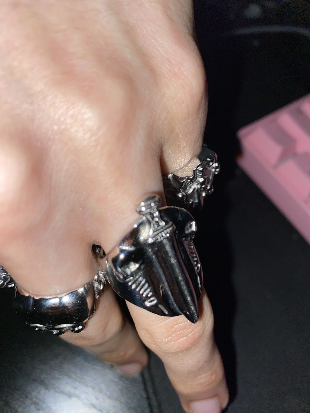 Customer photo review of CATACOMB SWORD RING