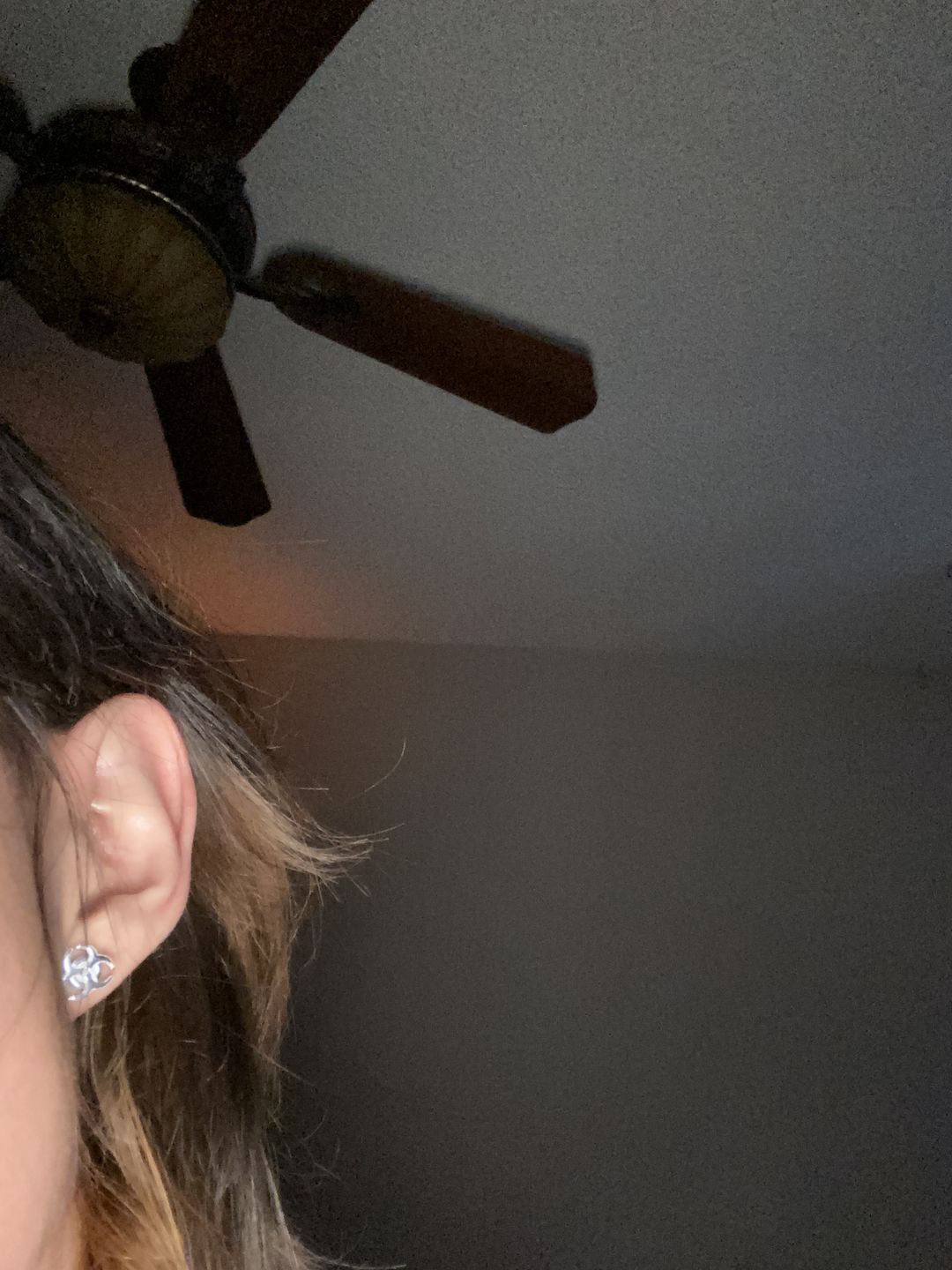 Customer photo review of BIOHAZARD STUD EARRING