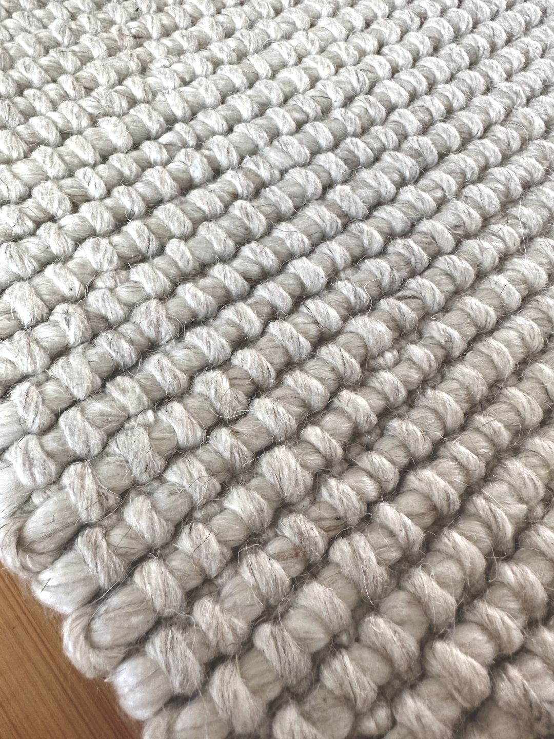 Customer photo review of Astro Natural Wool Rug