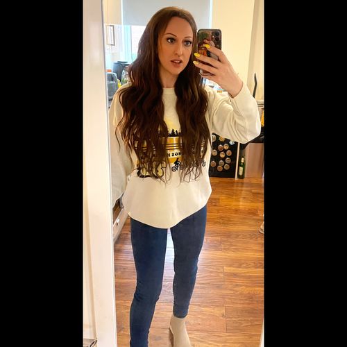 Customer photo review of The Loose Wave HD Fibre 24" Lace U Part Wig