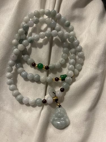Customer photo review of Natural Jade Pixiu Buddha Abundance Bracelet