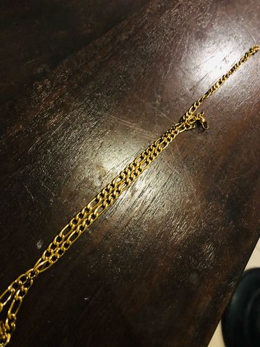 Customer photo review of Gold Cable Cross Pendant Necklace
