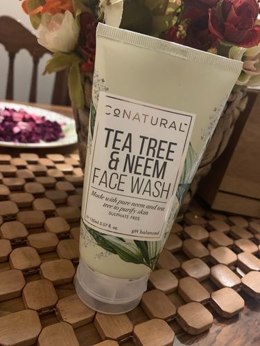 Customer photo review of Tea Tree & Neem Face Wash