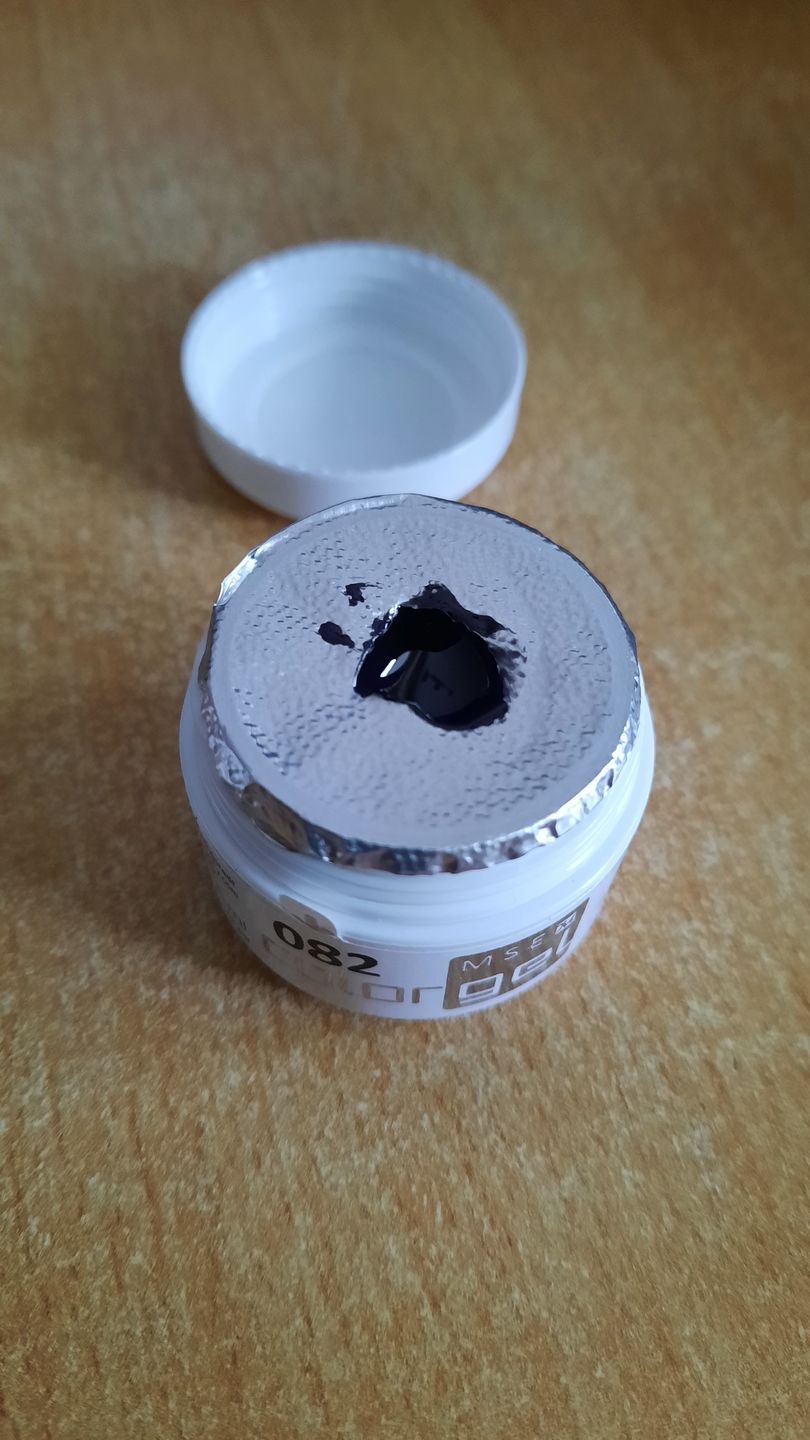 Customer photo review of #082 Premium-PURE Color Gel 5ml Schwarz