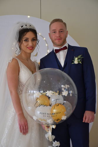 Customer photo review of Wedding Blossom Designer Ballon