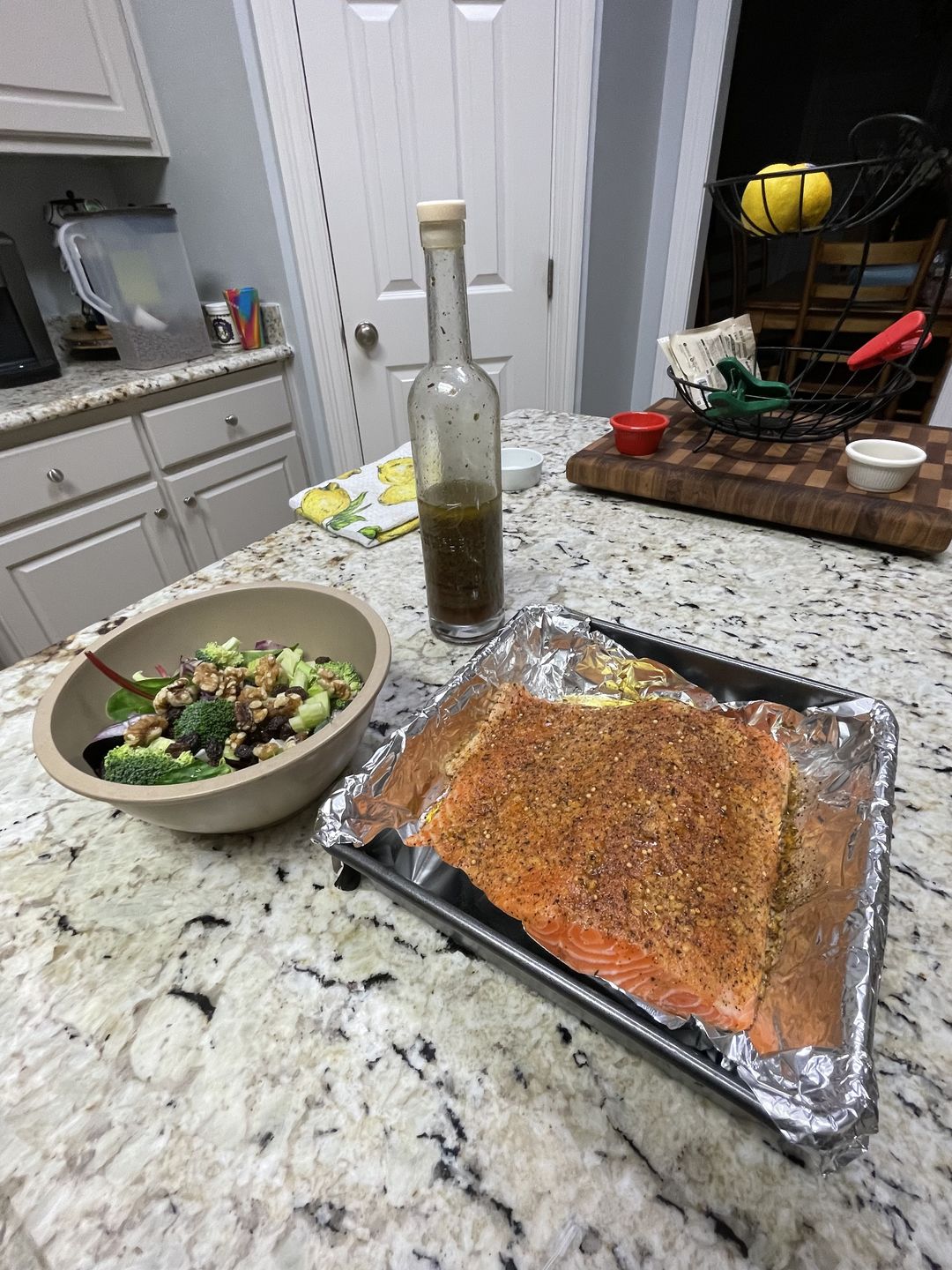 Customer photo review of SG Origin Salad Dressing and Marinade (2 Bottles 500ML Each)