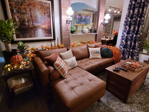 Customer photo review of Ladybird Leather Reversible Sofa Chaise