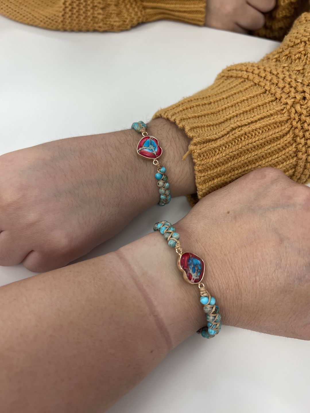Customer photo review of Passionate Heart Jasper Bracelet
