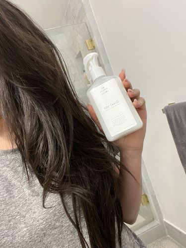 Customer photo review of Rose Bomb Leave-in Conditioning Spray