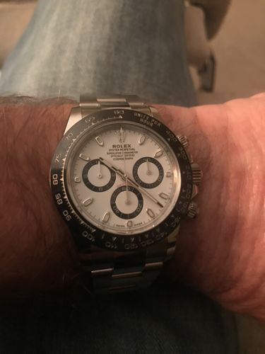 Customer photo review of VSF Cosmograph Daytona Swiss Made White Dial Stainless Steel - Code: VSF88