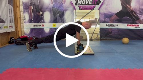Customer video review of לוח שכיבות סמיכה טקטי מתכוונן Push ups board