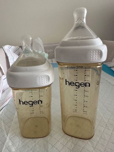 Customer photo review of Hegen Nipple Slow Flow, 2-Pack (1 to 3 months)